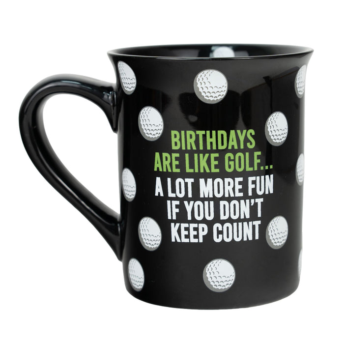 Over the Hill Golf Mug