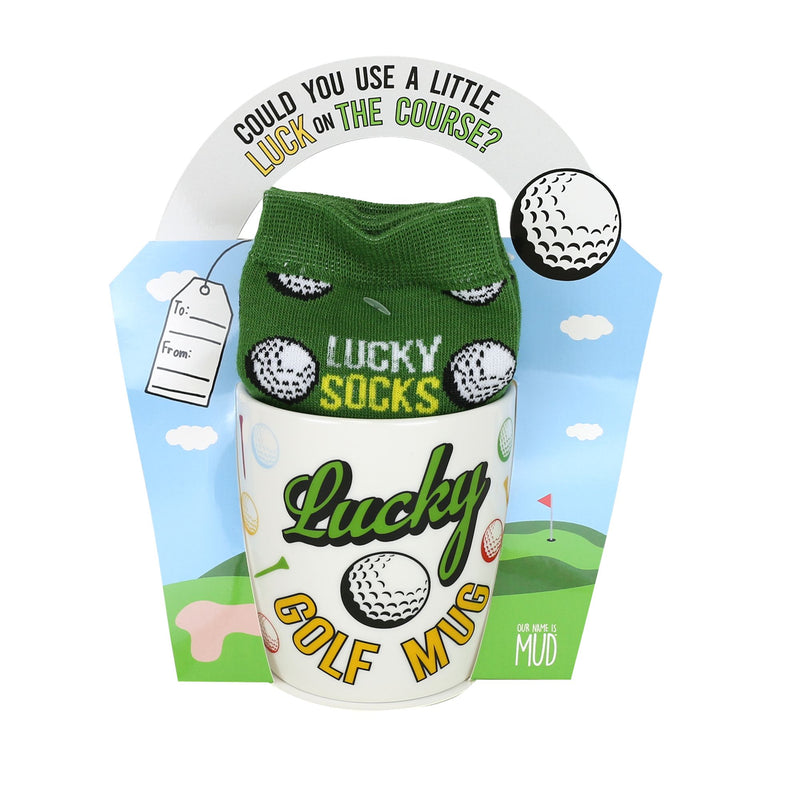 Lucky Golf Mug and Sock Set