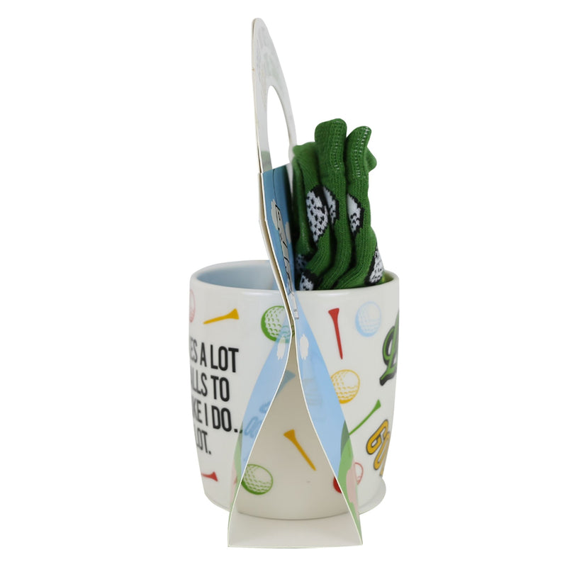 Lucky Golf Mug and Sock Set