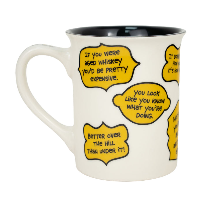 Over the Hill Card Mug