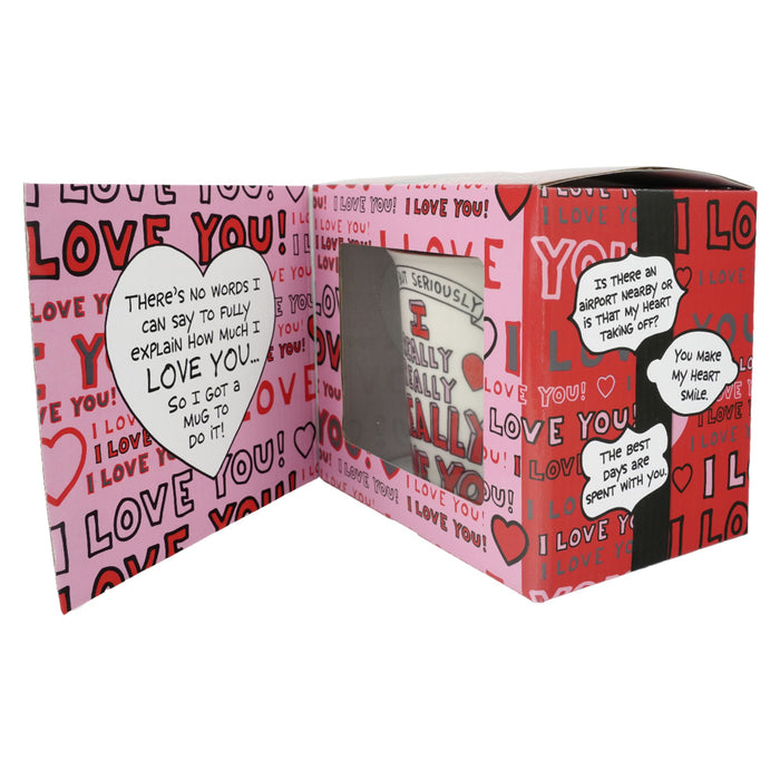 I Love You Greeting Card Mug