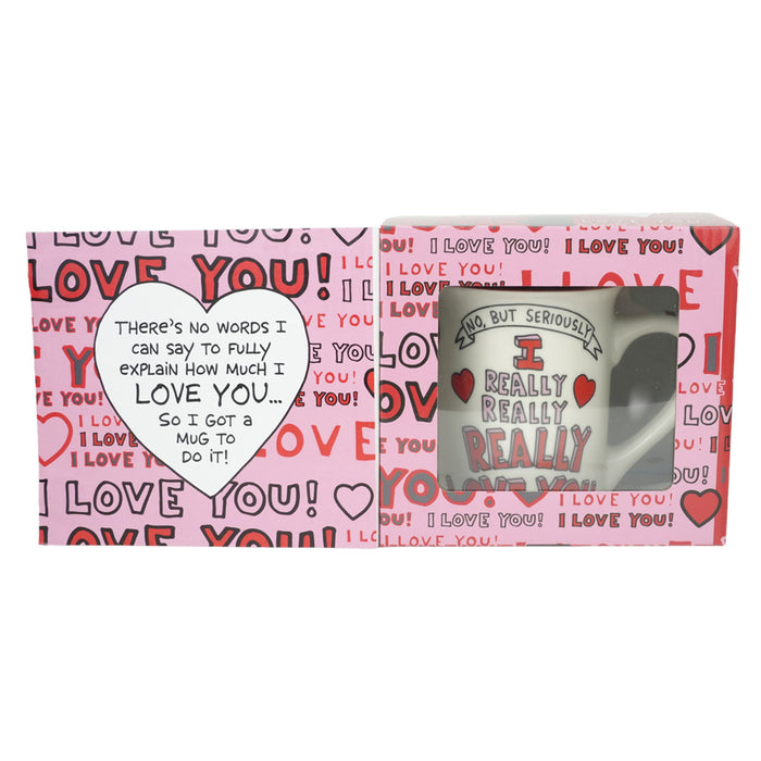 I Love You Greeting Card Mug