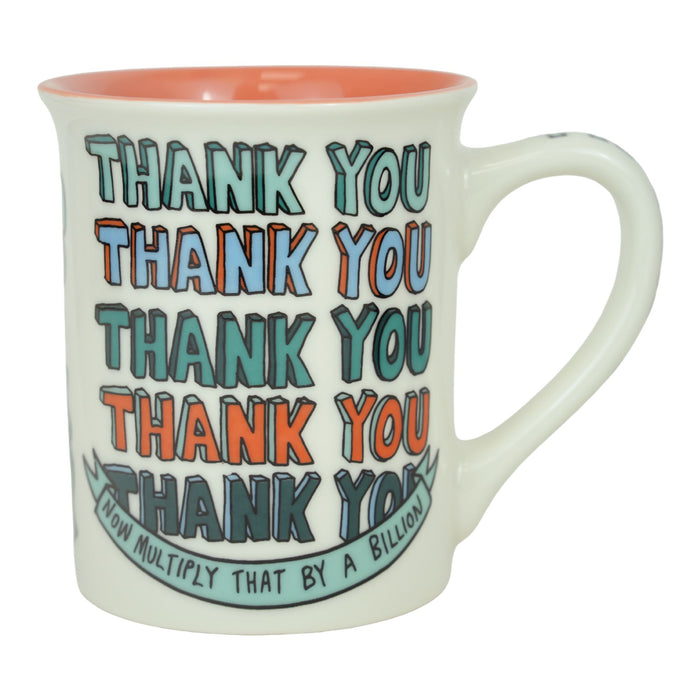 Thank You Greeting Card Mug