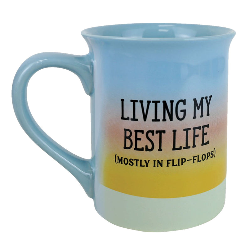 Retired Boots Flip Flop Mug