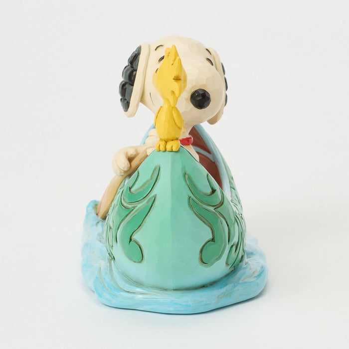 Snoopy and Woodstock in Canoe