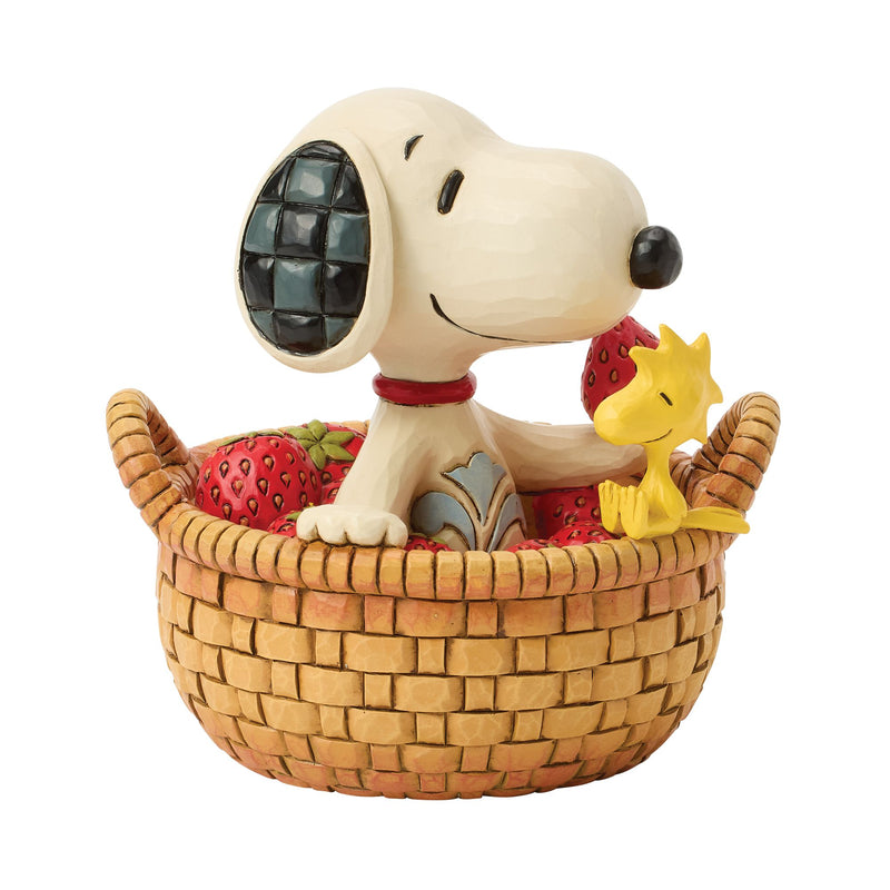 Snoopy in Strawberry Basket