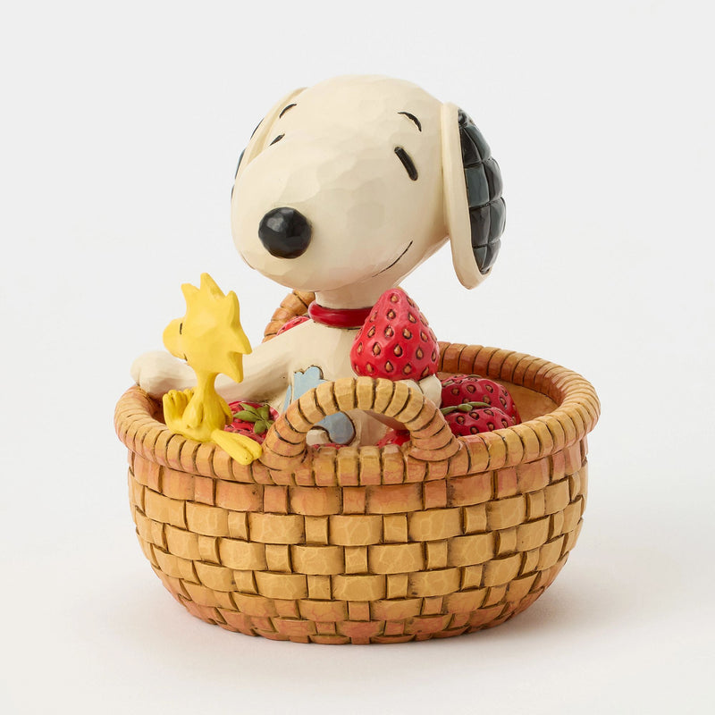 Snoopy in Strawberry Basket
