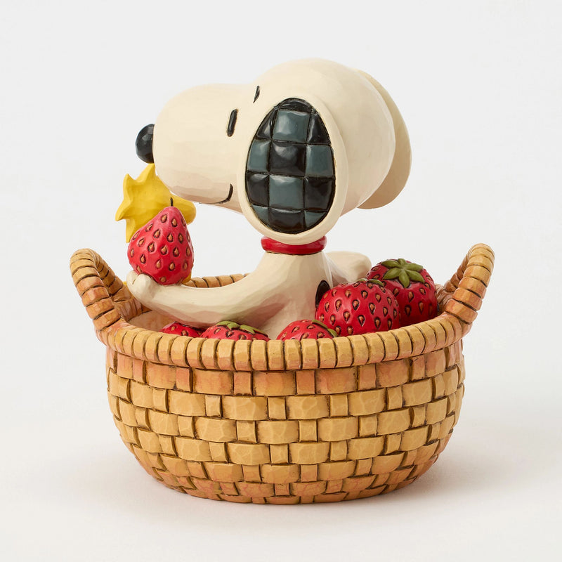 Snoopy in Strawberry Basket
