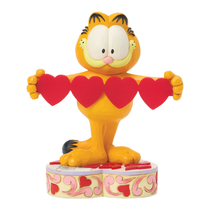 Garfield with Heart Garland