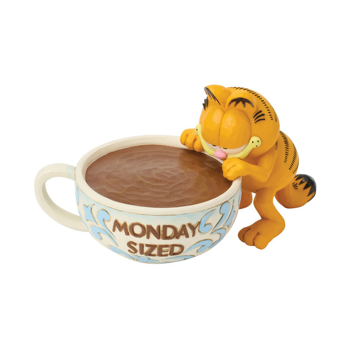 Garfield with Oversized Coffee
