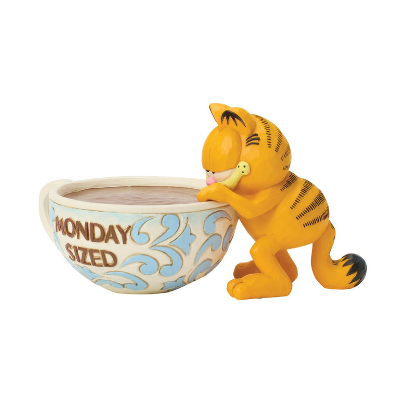 Garfield with Oversized Coffee