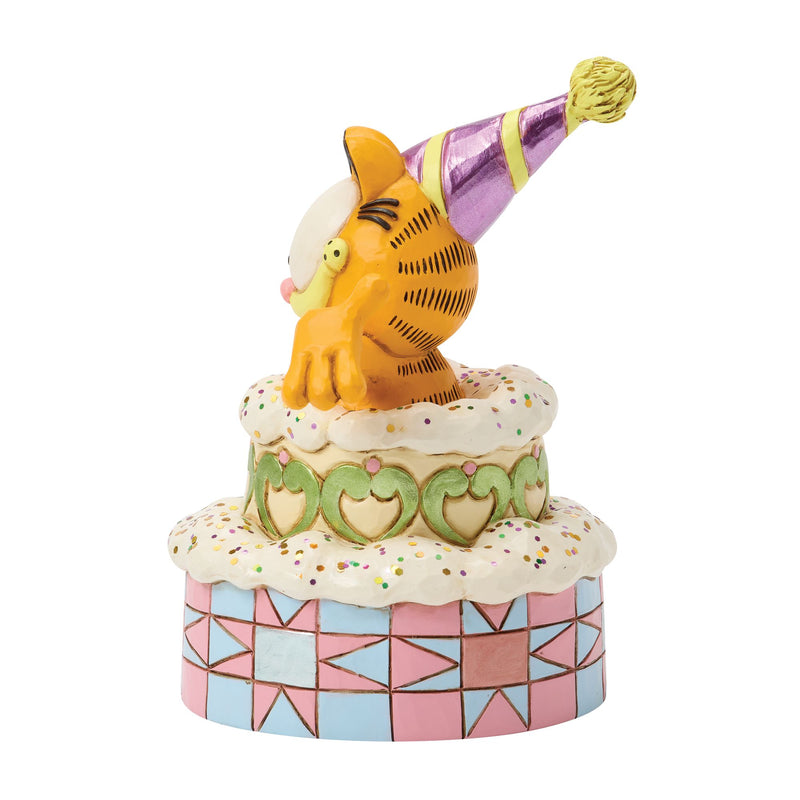 Garfield Popping Out of Cake