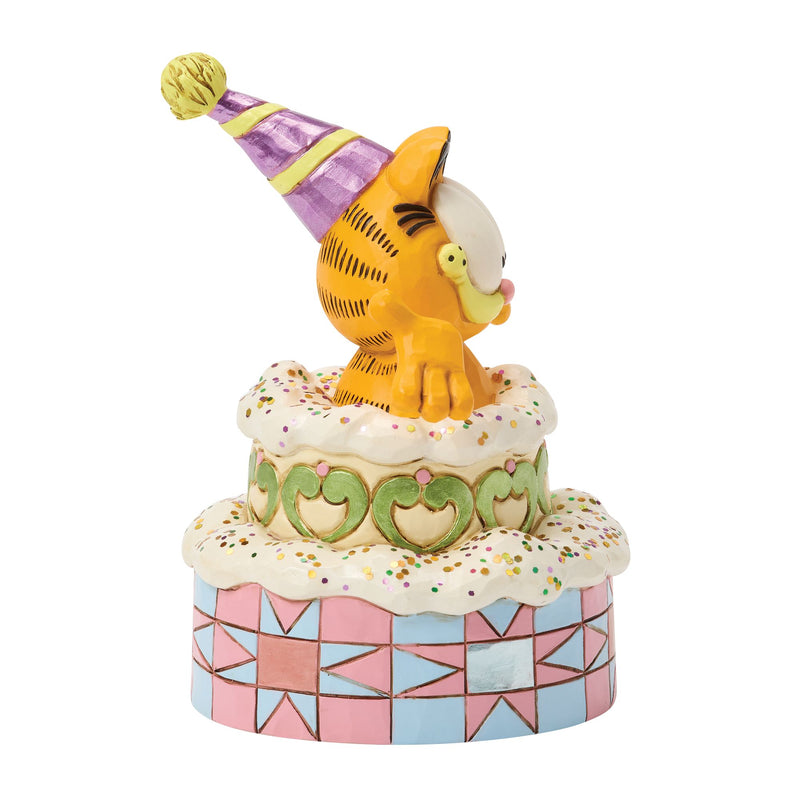 Garfield Popping Out of Cake
