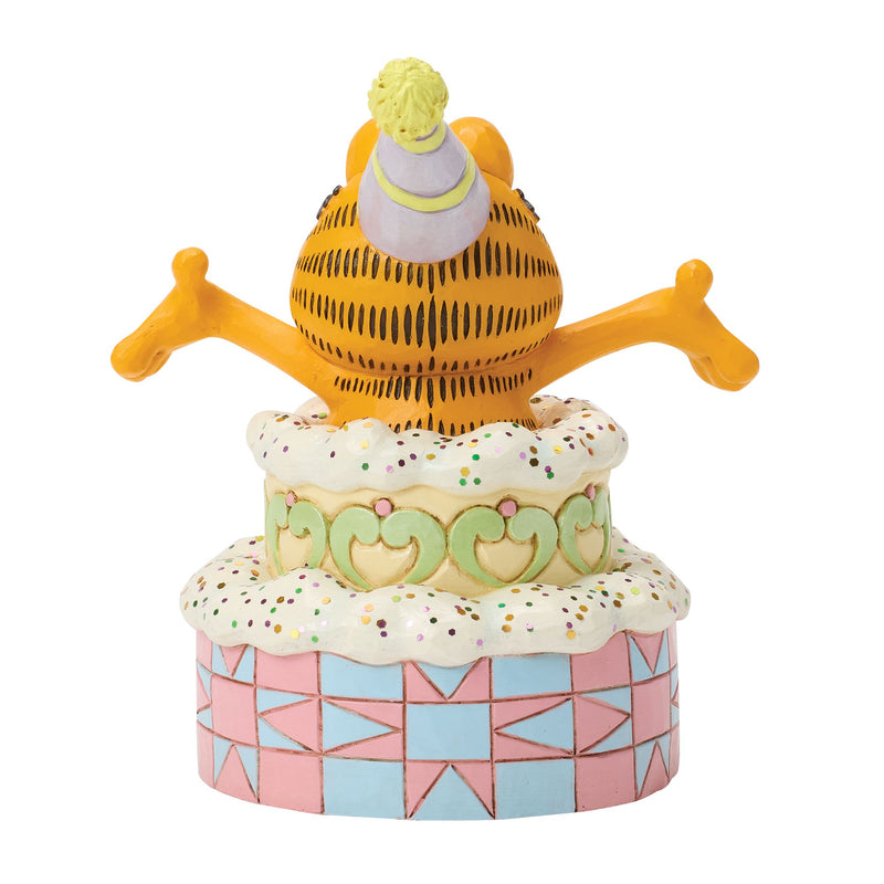 Garfield Popping Out of Cake