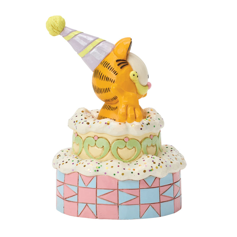 Garfield Popping Out of Cake