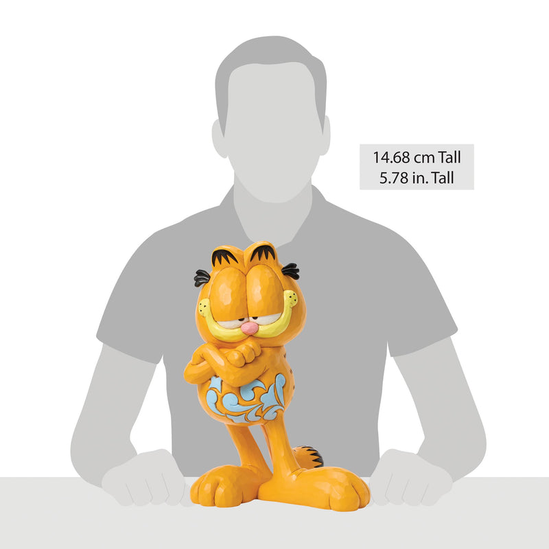 Garfield Arms Crossed Statue