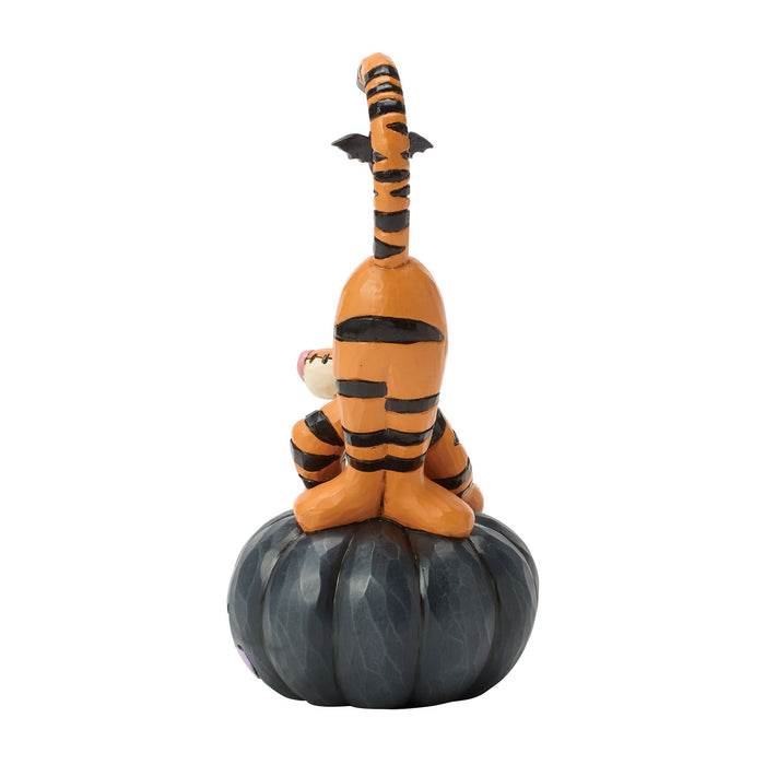 Tigger on black Jack-o-Lantern