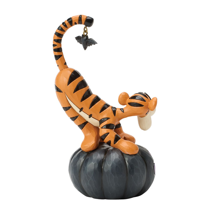 Tigger on black Jack-o-Lantern