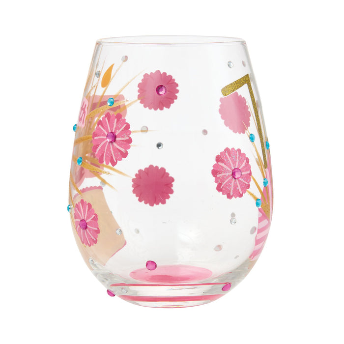 Happy 75th Birthday Stemless