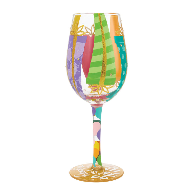 Birthday Bounty Wine Glass