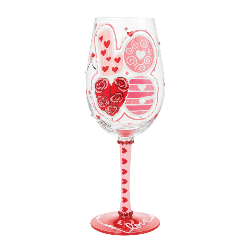 My Love Wine Glass