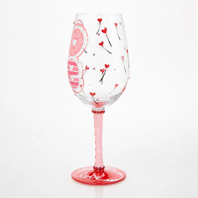 My Love Wine Glass