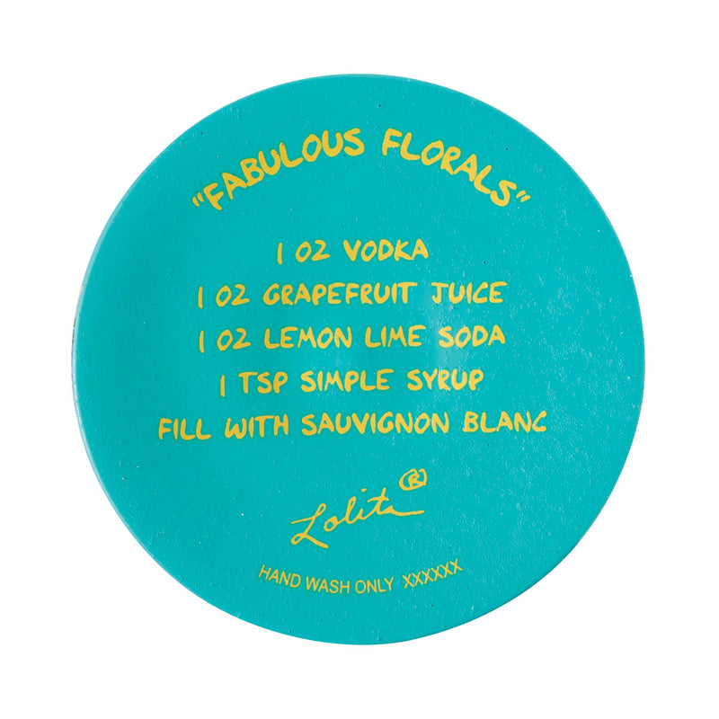 Fabulous Florals Wine Glass