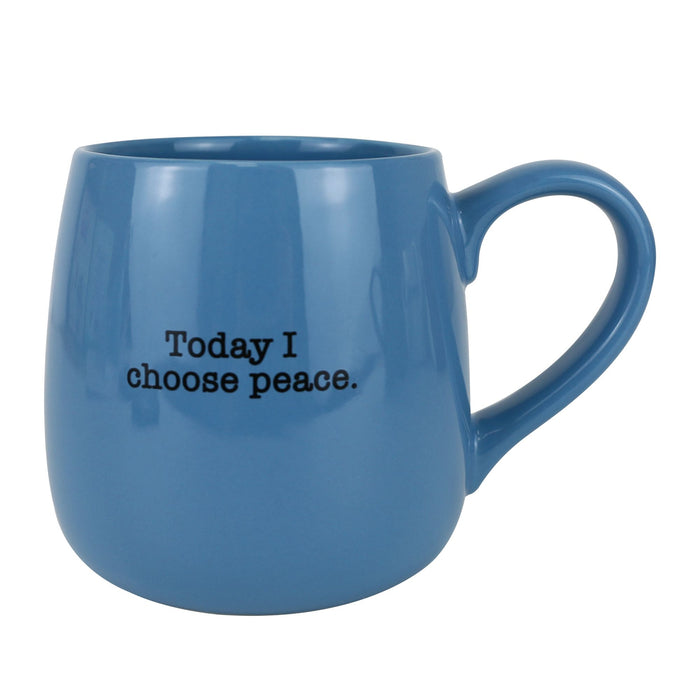 Peace Sculpted Hand Mug