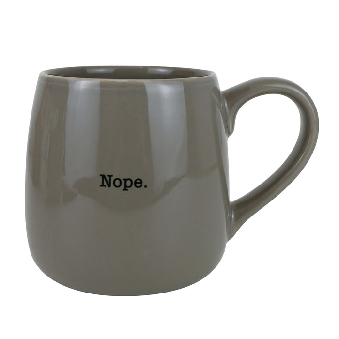 Nope Sculpted Hand Mug
