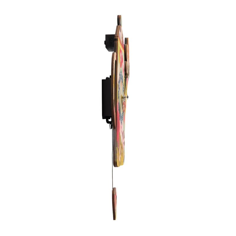 Cup of Time Wood Wall Clock