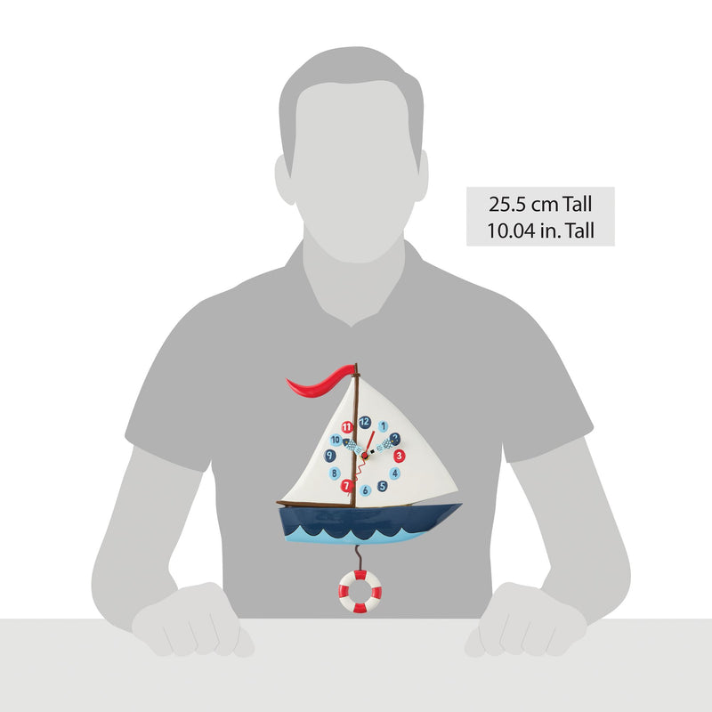 Smooth Sailing Wall Clock