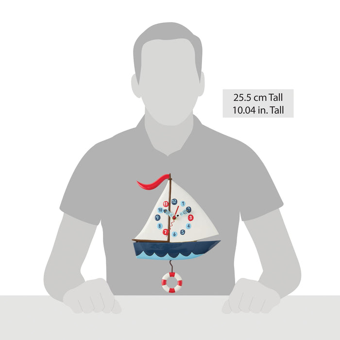 Smooth Sailing Wall Clock