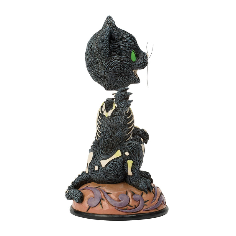 Bobble Head Black Cat Figurine