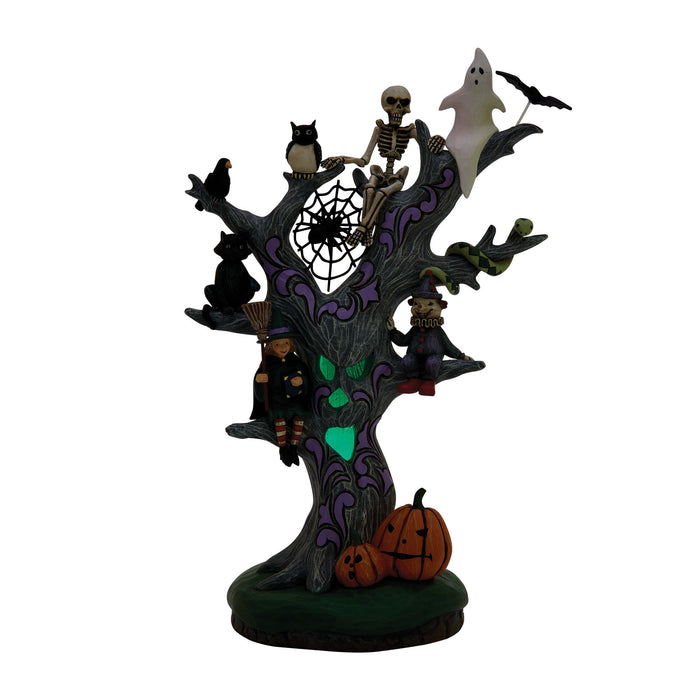 Scary LED Tree Figurine