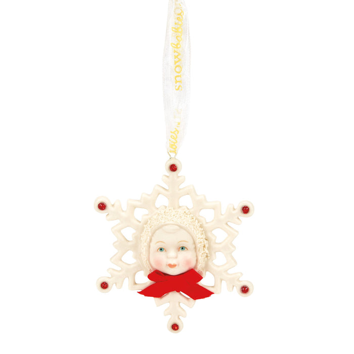 Snowflake Kisses ornament