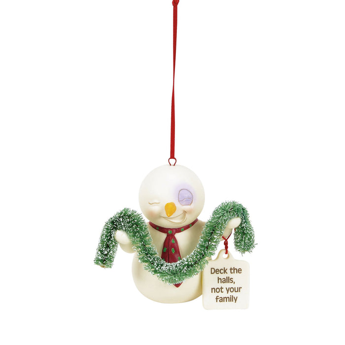 Deck Halls Not Family ornament
