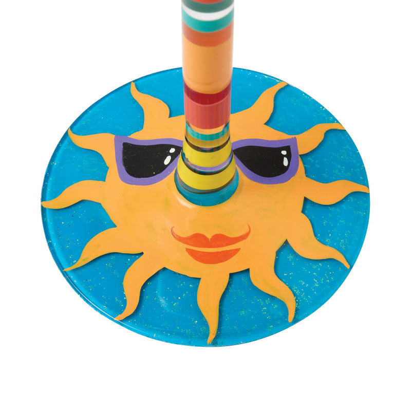 Beach Boardwalk Wine Glass