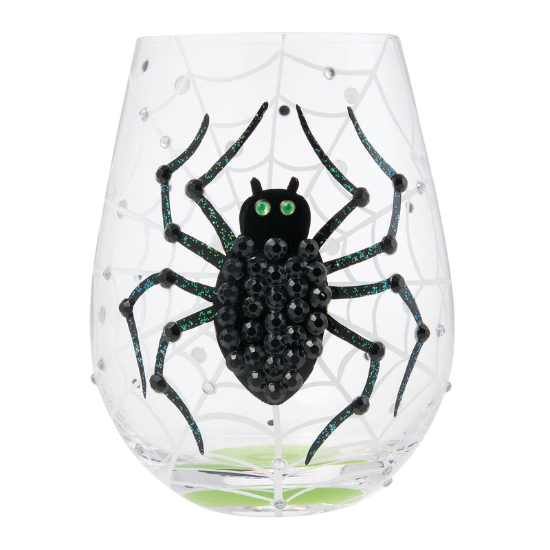 In My Own Web Stemless Glass
