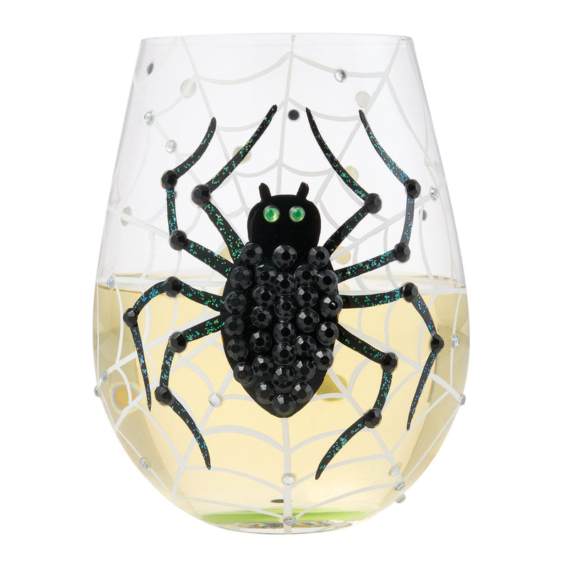 In My Own Web Stemless Glass