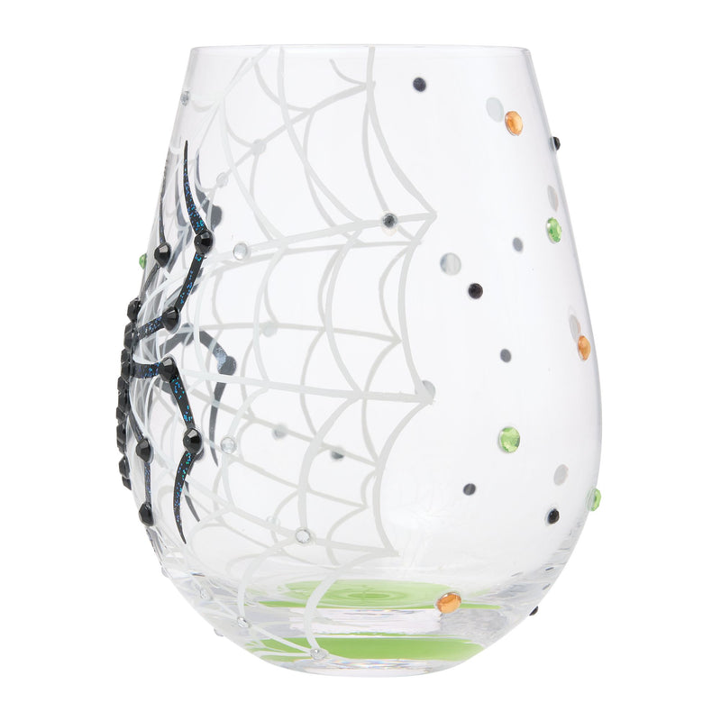In My Own Web Stemless Glass