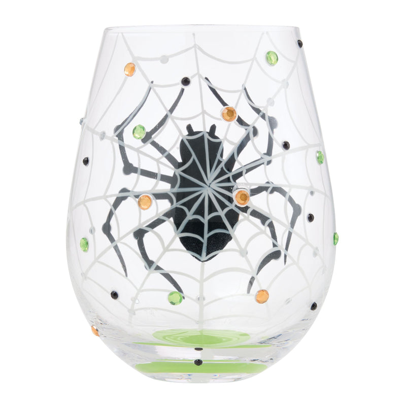 In My Own Web Stemless Glass