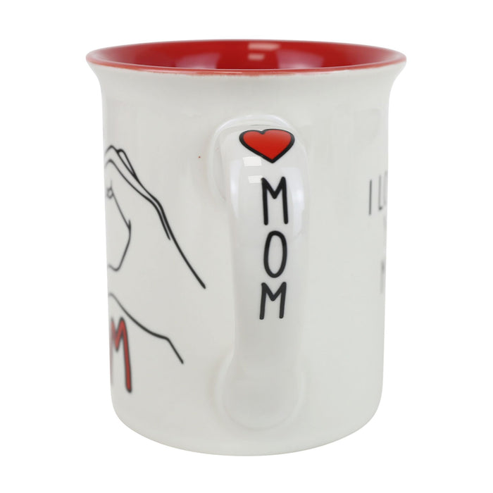I Heart Hand Mom Mug