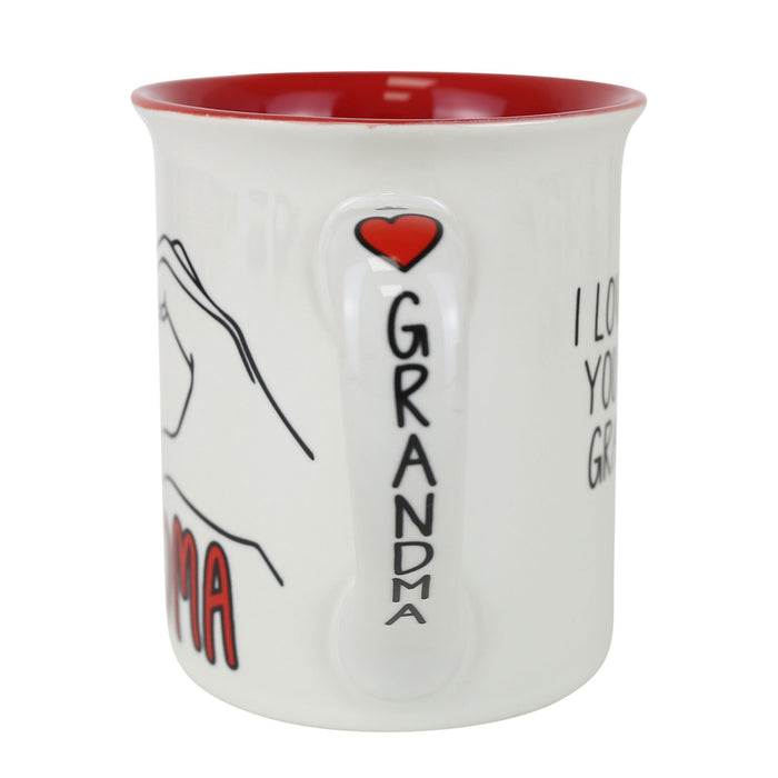 I Heart Hand Grandma Mug