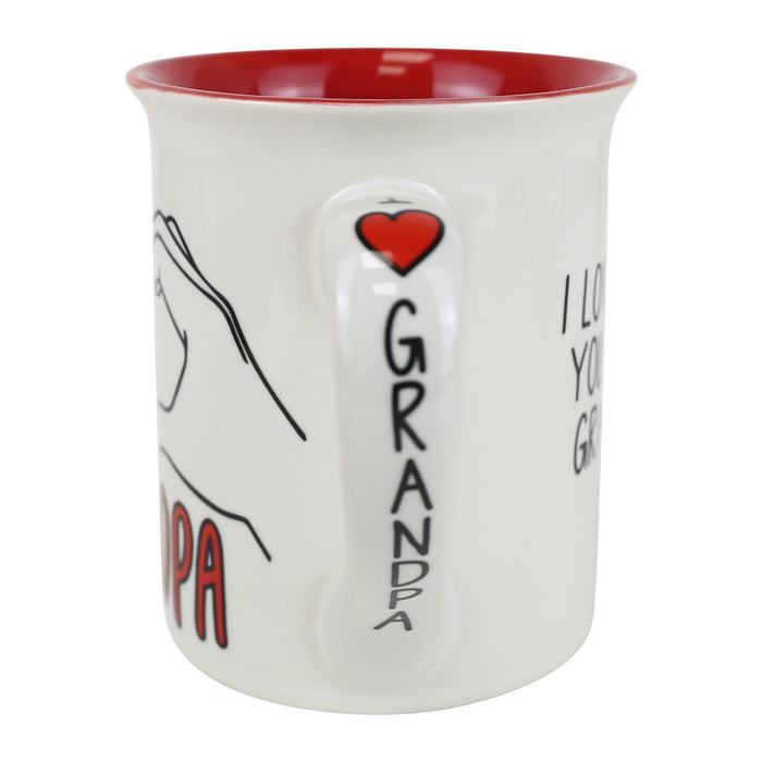 I heart Hand Grandpa Mug