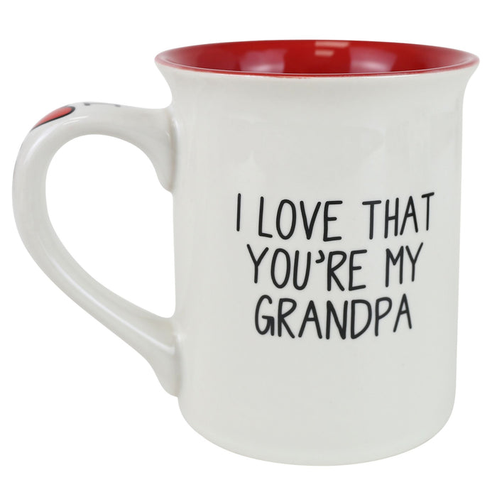 I heart Hand Grandpa Mug