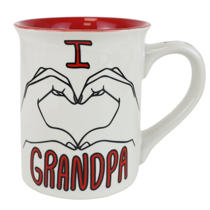 I heart Hand Grandpa Mug