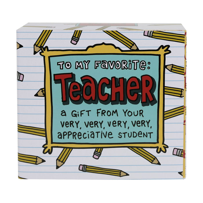 #1 Teacher Greeting Card Mug