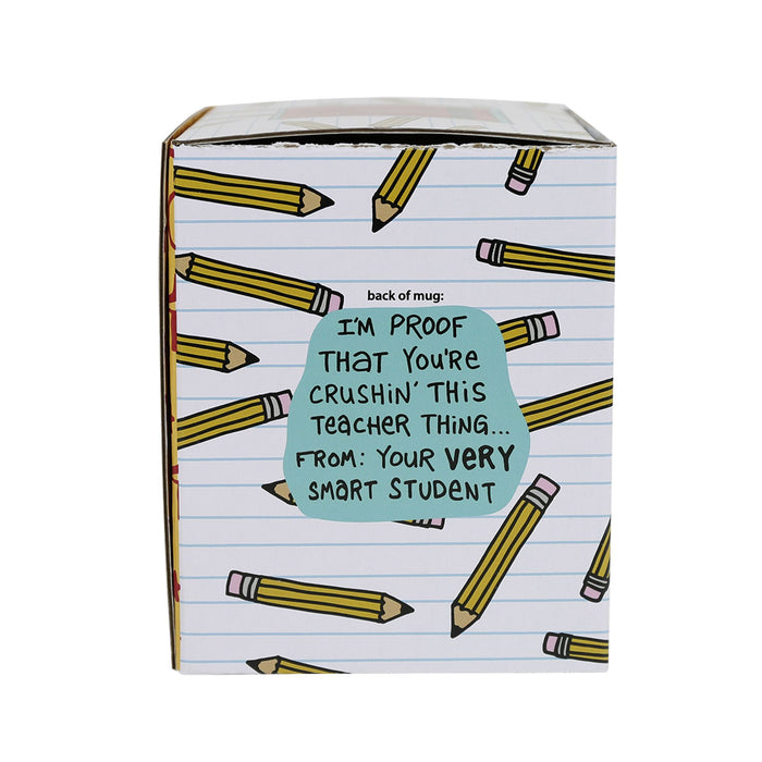 #1 Teacher Greeting Card Mug