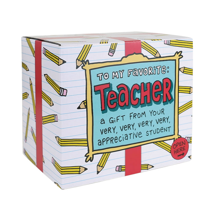 #1 Teacher Greeting Card Mug