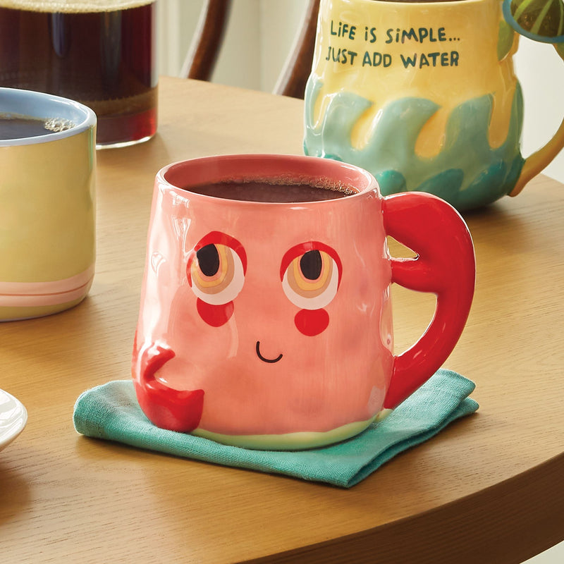 Crab Sculpted Mug